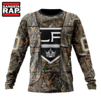 NHL Los Angeles Kings Specialized Unisex Vest Kits With Realtree Camo Hoodie, T Shirt