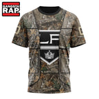 NHL Los Angeles Kings Specialized Unisex Vest Kits With Realtree Camo Hoodie, T Shirt