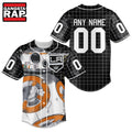 NHL Los Angeles Kings x BB 8 D Star War Baseball Jersey