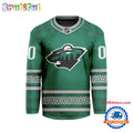 NHL Minnesota Wild For St.Patrick’s Day Limited New Hockey Jersey