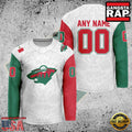 NHL Custom Name Number Minnesota Wild Mexican Heritage New Design Hockey Jersey
