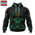 NHL Minnesota Wild Special Design Halloween With Skull Art Hoodie, T Shirt