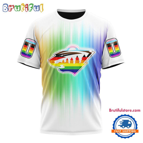 NHL Minnesota Wild Special LGBT Design For Pride Month T Shirt, Sweatshirt, Hoodie