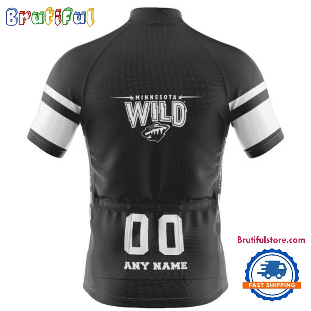 NHL Minnesota Wild Special Mono Cycling Jersey, Hockey Team Design Jersey