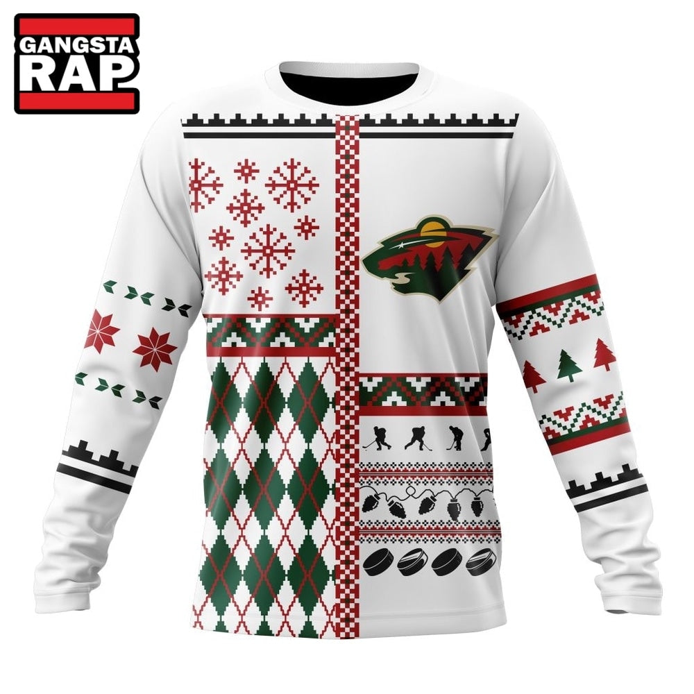 NHL Minnesota Wild Specialized Christmas Is Coming New Design Hoodie, T Shirt