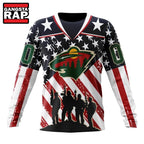 NHL Minnesota Wild Specialized Kits For Honor USS Military Hoodie, T Shirt