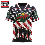 NHL Minnesota Wild Specialized Kits For Honor USS Military Hoodie, T Shirt