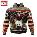 NHL Minnesota Wild Specialized Unisex Kits Remember Pearl Harbor Hoodie, T Shirt