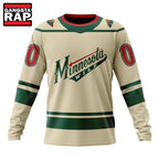 NHL Minnesota Wild Specialized Unisex Kits With Retro Concepts Hoodie, T Shirt