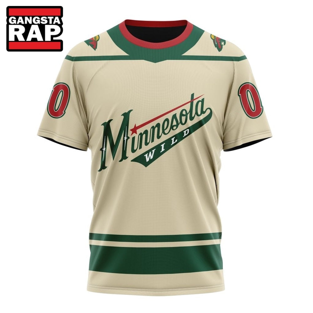 NHL Minnesota Wild Specialized Unisex Kits With Retro Concepts Hoodie, T Shirt