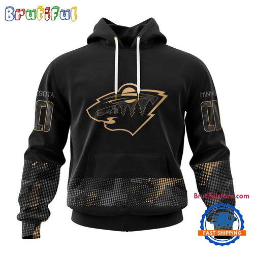 NHL Minnesota Wild Veterans Military Appreciation Design Hoodie, Sweatshirt, TShirt