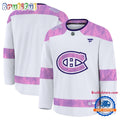 NHL Montreal Canadiens 2024 Hockey Fights Cancer Practice Jersey Shirt