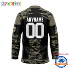 NHL Montreal Canadiens Custom Honoring Veterans Camo Hockey Jersey