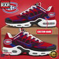 NHL Custom Name Montreal Canadiens New Design Air Max Plus Shoes Running Sneakers