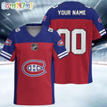 NHL Montreal Canadiens Hockey Team Personalized Football Jersey