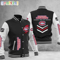 NHL Montreal Canadiens Hockey Team Personalized Varsity Baseball Jacket