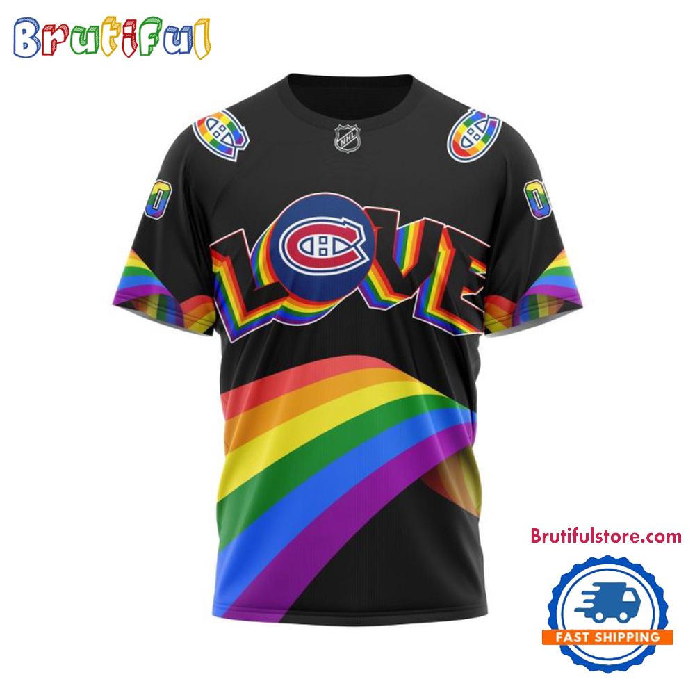 NHL Montreal Canadiens Lover LGBT Pride Month Personalized T Shirt, Hoodie, Sweatshirt
