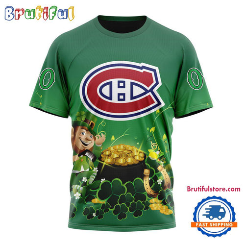 NHL Montreal Canadiens Personalize St. Patrick’s Day Hockey Team T Shirt, Hoodie, Sweatshirt