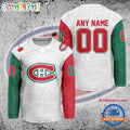 NHL Montreal Canadiens Personalized Mexican Heritage Hockey Jersey