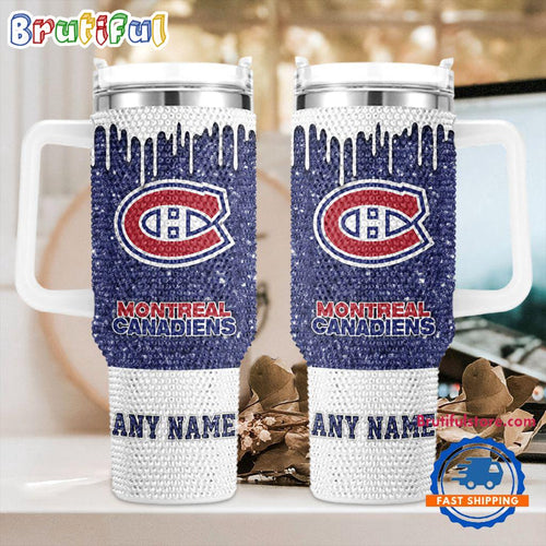NHL Montreal Canadiens Personalized Stanley Diamond Tumbler 40oz