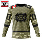 NHL Montreal Canadiens Special Camo Military Appreciation Hoodie, T Shirt