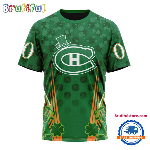 NHL Montreal Canadiens Special St. Patrick’s Day All Over Print Shirts