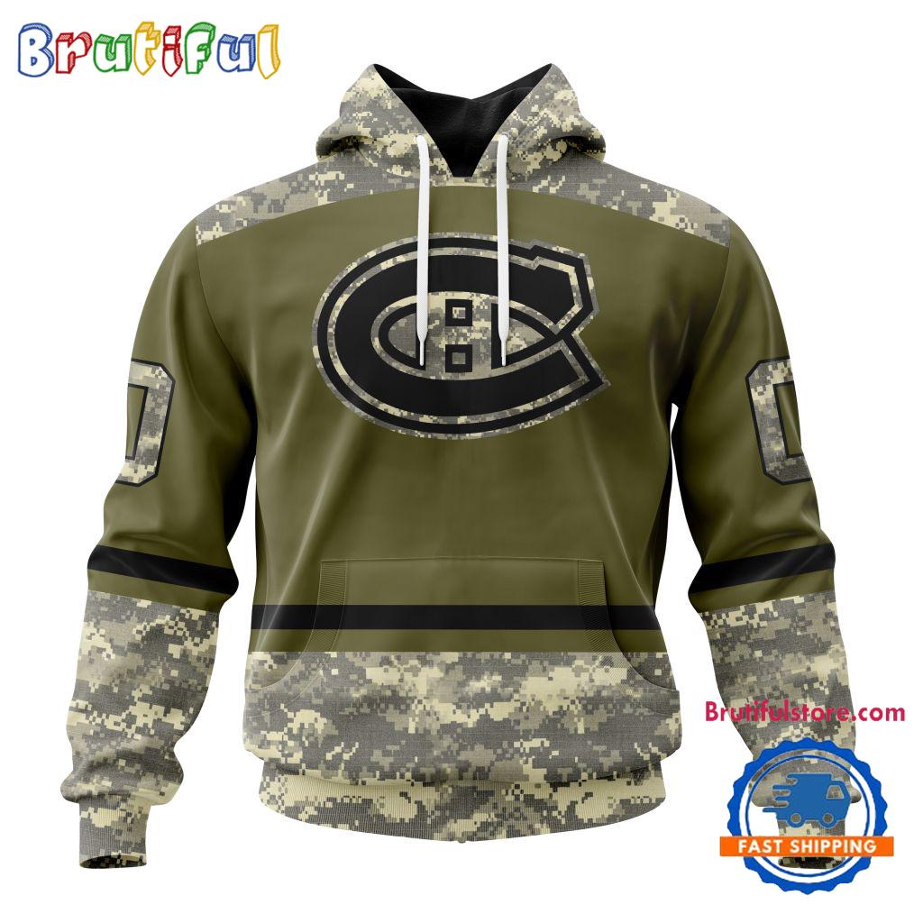 NHL Montreal Canadiens Special Veterans Military Appreciation Hoodie, TShirt, Sweatshirt