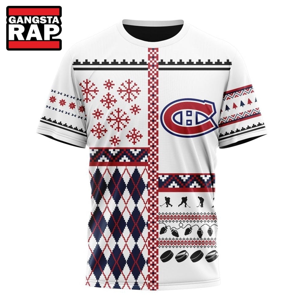 NHL Montreal Canadiens Specialized Christmas Is Coming New Design Hoodie, T Shirt