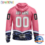 NHL Montreal Canadiens Specialized Hockey Fights Cancer Hoodie