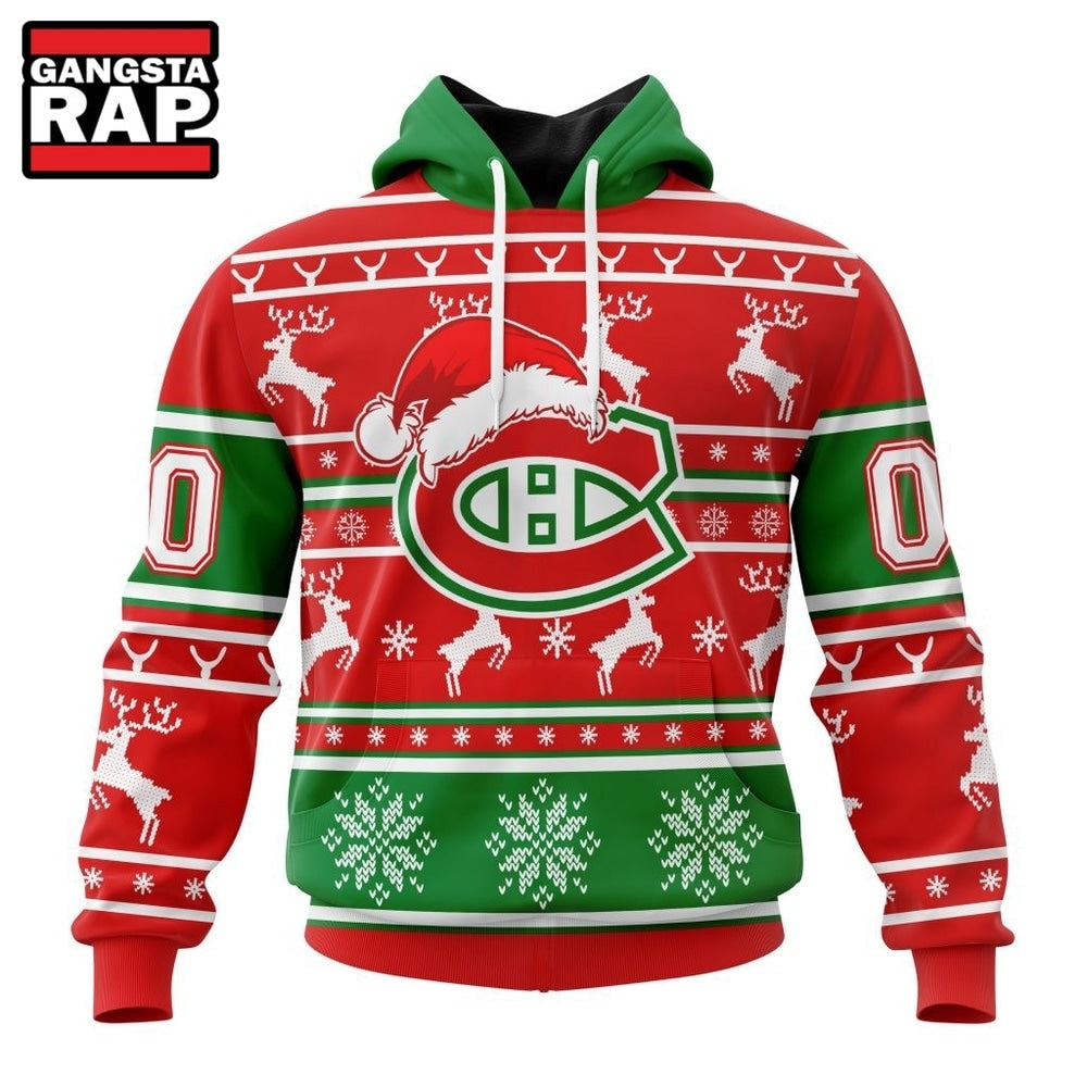 NHL Montreal Canadiens Specialized Unisex Christmas Is Coming Hoodie, T Shirt