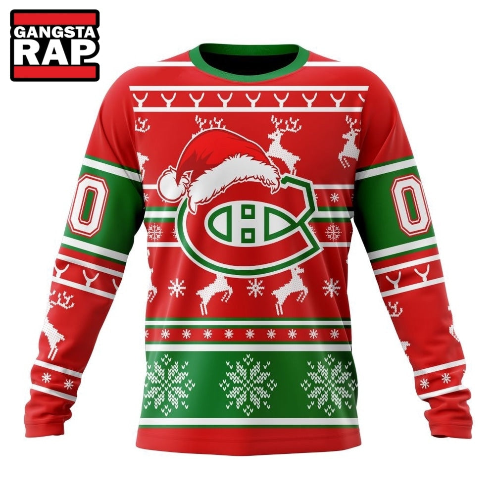 NHL Montreal Canadiens Specialized Unisex Christmas Is Coming Hoodie, T Shirt