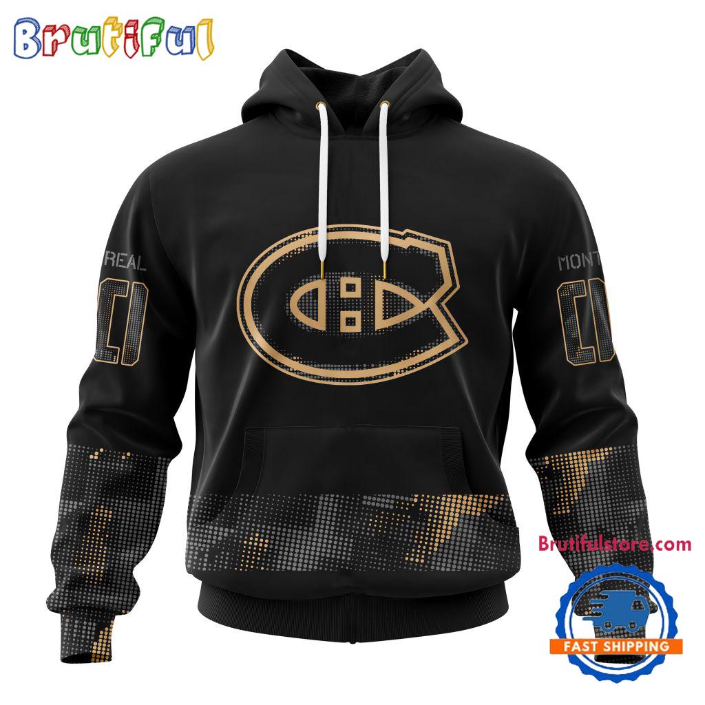 NHL Montreal Canadiens Veterans Military Appreciation Design Hoodie, Sweatshirt, TShirt
