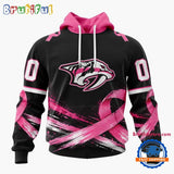 NHL Nashville Predators 2026 Hockey Pink Fights Breast Cancer Design Hoodie, TShirt, Sweatshirt