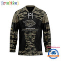 NHL Nashville Predators Custom Honoring Veterans Camo Hockey Jersey