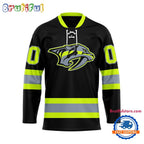 NHL Nashville Predators Honoring Firefighters Lace Hockey Jersey