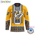 NHL Nashville Predators Personalized Native American Hockey Jersey
