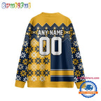 NHL Nashville Predators Spcial Ugly Christmas Hockey Design Cardigan, Hockey Fans Cardigan Shirt