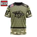 NHL Nashville Predators Special Camo Military Appreciation Hoodie, T Shirt