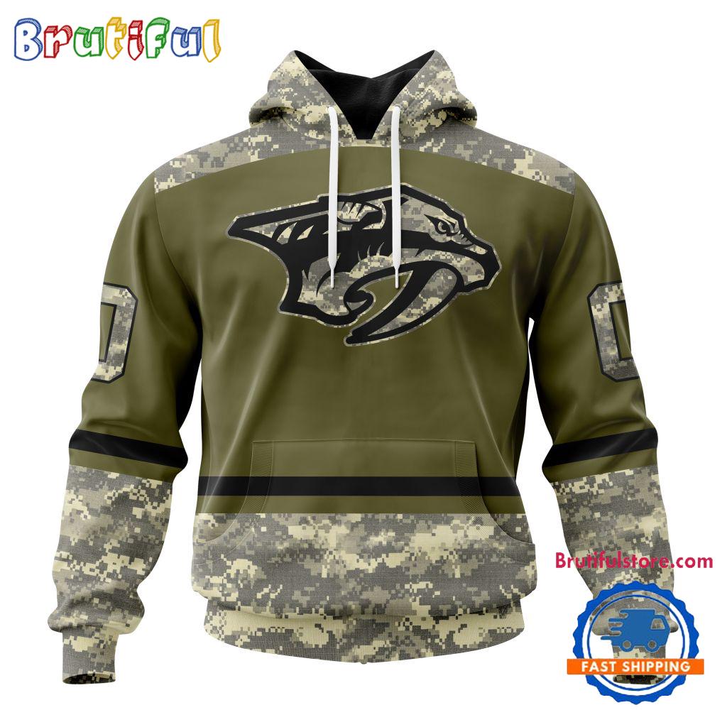 NHL Nashville Predators Special Veterans Military Appreciation Hoodie, TShirt, Sweatshirt