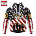 NHL Nashville Predators Specialized Kits For Honor USS Military Hoodie, T Shirt