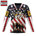 NHL Nashville Predators Specialized Kits For Honor USS Military Hoodie, T Shirt