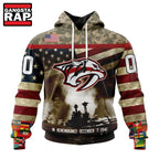 NHL Nashville Predators Specialized Unisex Kits Remember Pearl Harbor Hoodie, T Shirt