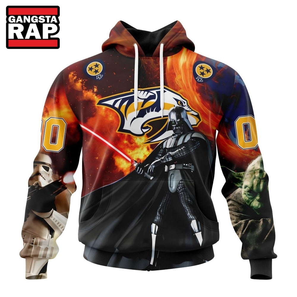 NHL Nashville Predators x Star War Specialized Design Hoodie, T Shirt