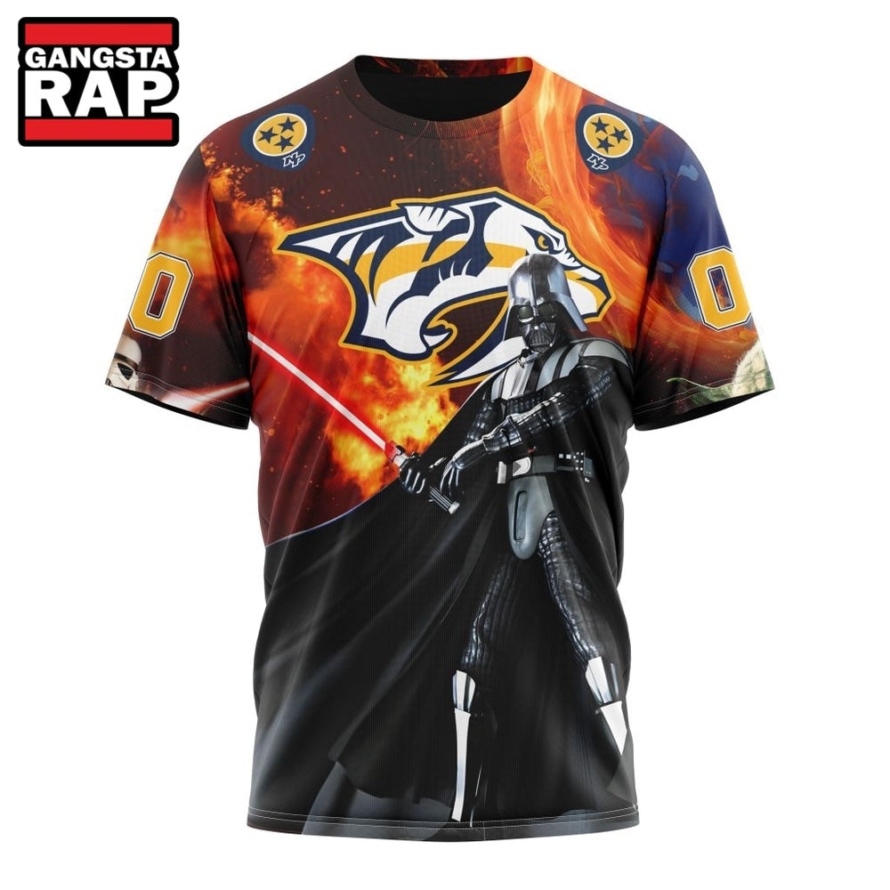 NHL Nashville Predators x Star War Specialized Design Hoodie, T Shirt