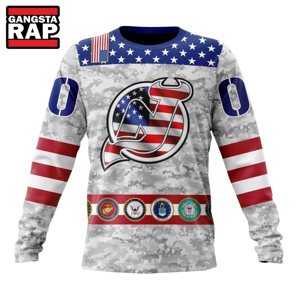 NHL New Jersey Devils Armed Forces Appreciation Design Hoodie, T Shirt