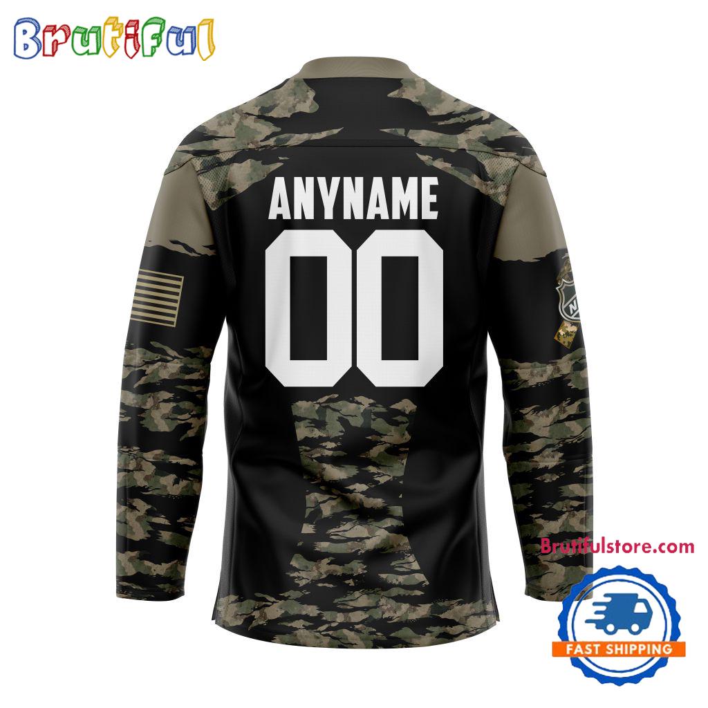 NHL New Jersey Devils Custom Honoring Veterans Camo Hockey Jersey
