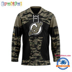 NHL New Jersey Devils Custom Honoring Veterans Camo Hockey Jersey