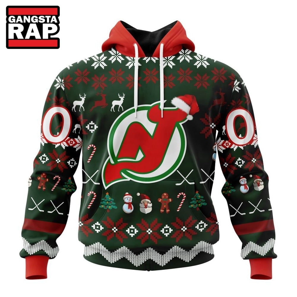NHL New Jersey Devils Hockey Christmas Is Coming 2026 Hoodie, T Shirt