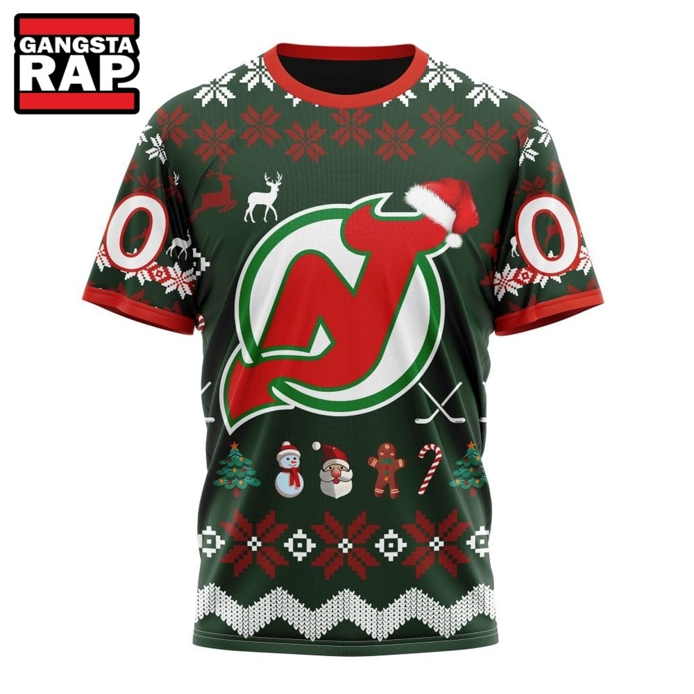 NHL New Jersey Devils Hockey Christmas Is Coming 2026 Hoodie, T Shirt