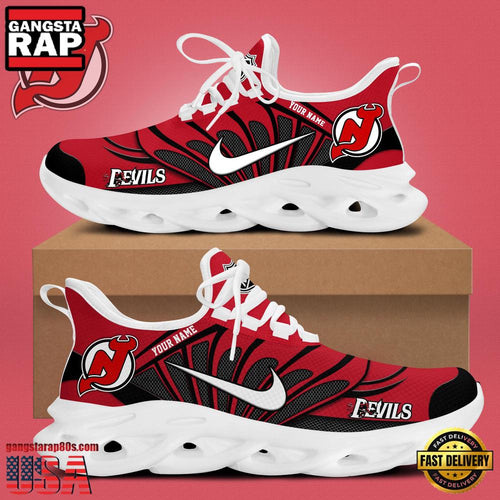 NHL Custom NameNew Jersey Devils New Design 2025 Max Soul Shoes Running Sneakers